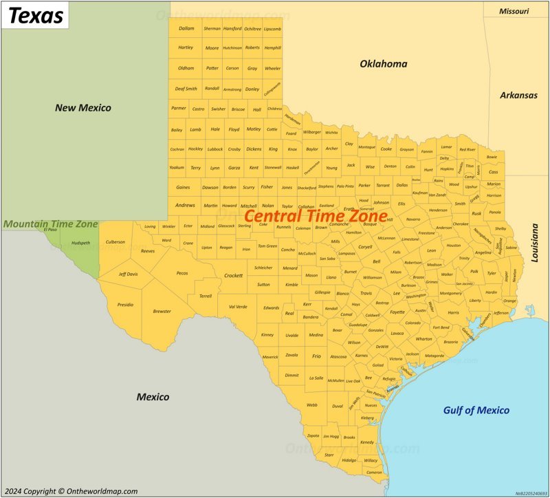 Historical Context of Time Zones in Texas and DFW Unpacked
